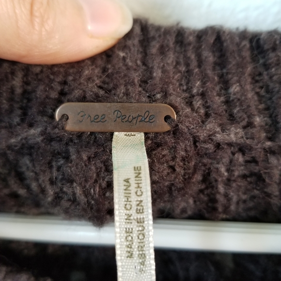 Free People Wool/Cotton Blend Sweater - Picture 7 of 9